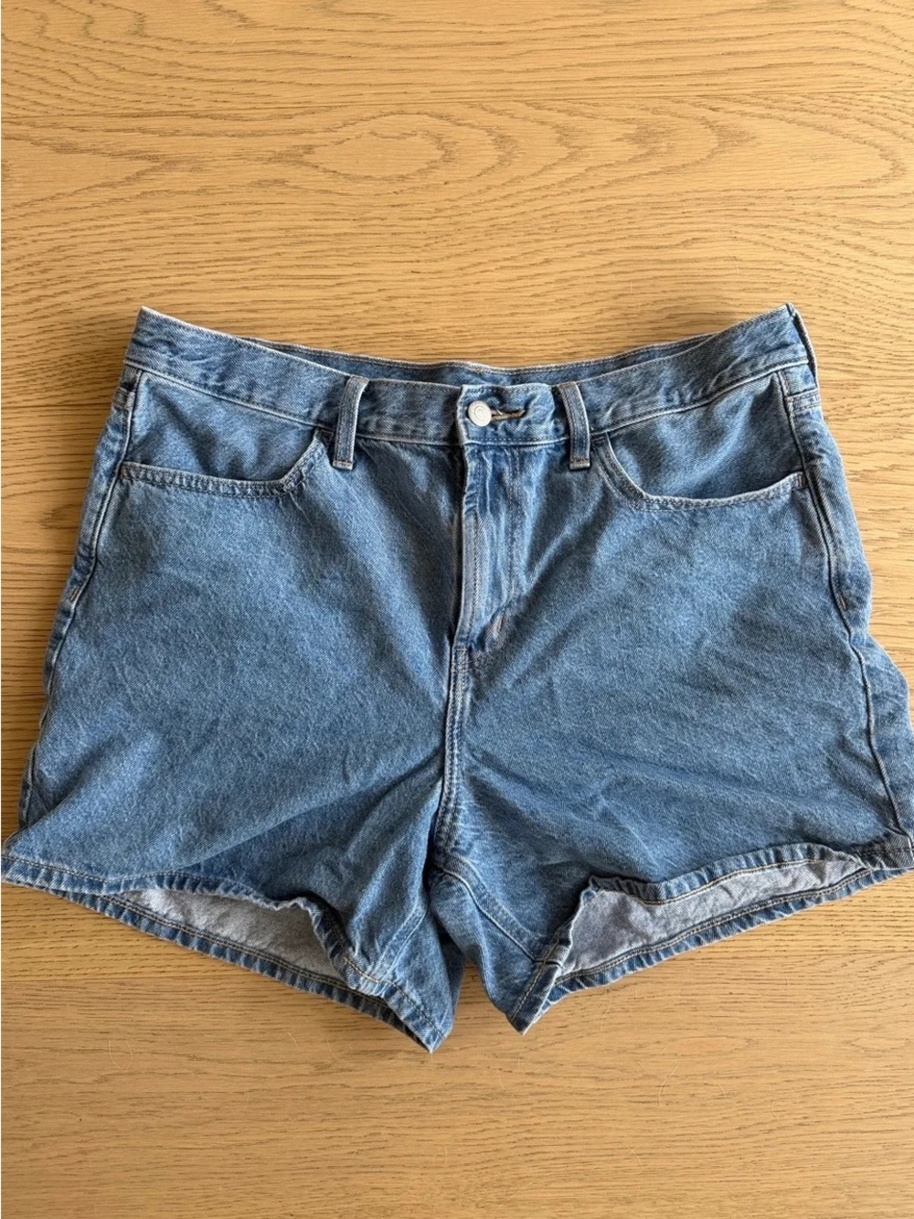 Old Navy Medium Blue Denim Jean Shorts